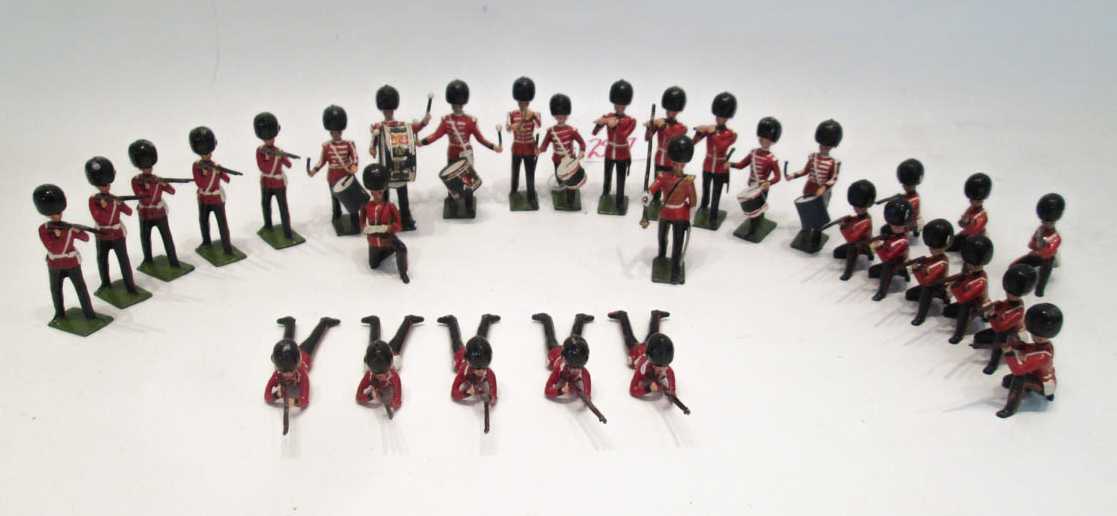 Appraisal: COLLECTION OF BRITAINS TOY SOLDIERS Drum and Pipe Band of