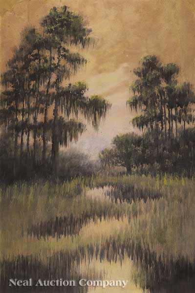 Appraisal: Alexander John Drysdale American Louisiana - Cypress Trees in the