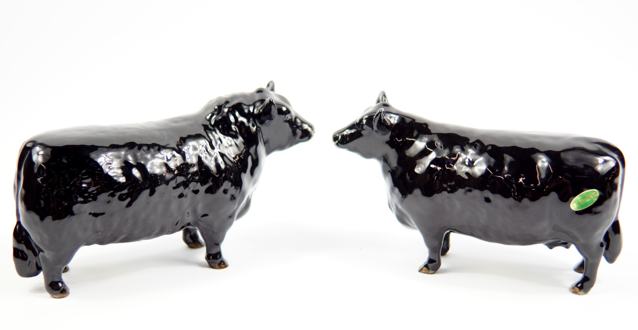 Appraisal: A Beswick figure of an Aberdeen Angus Bull and another