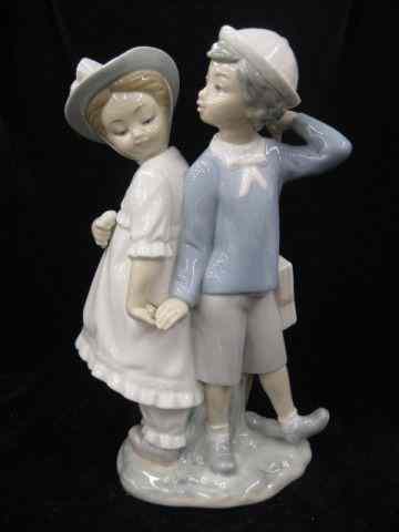 Appraisal: Lladro Porcelain Figurine ''Puppy Love'' '' retired excellent