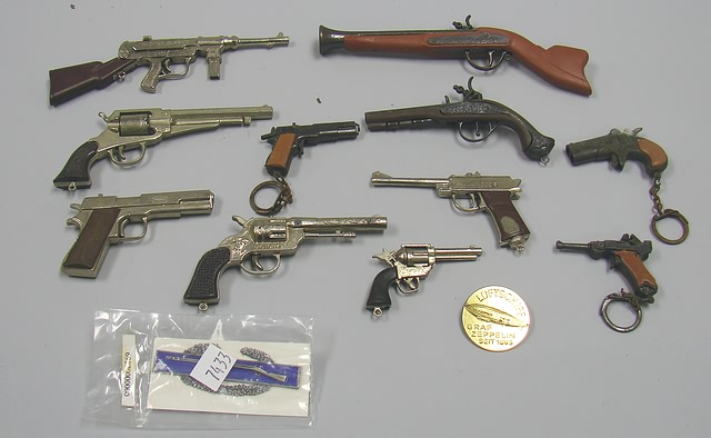 Appraisal: Lot consists of a group of miniature firearm models also