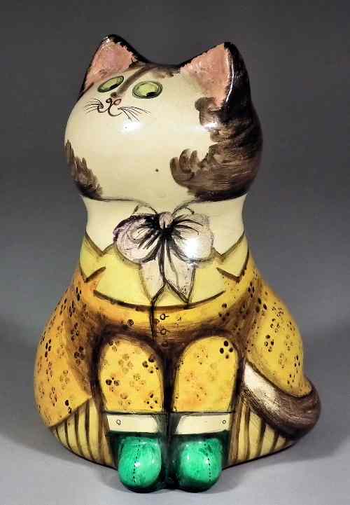 Appraisal: Joan and David De Bethel - Papier-mache cat made for