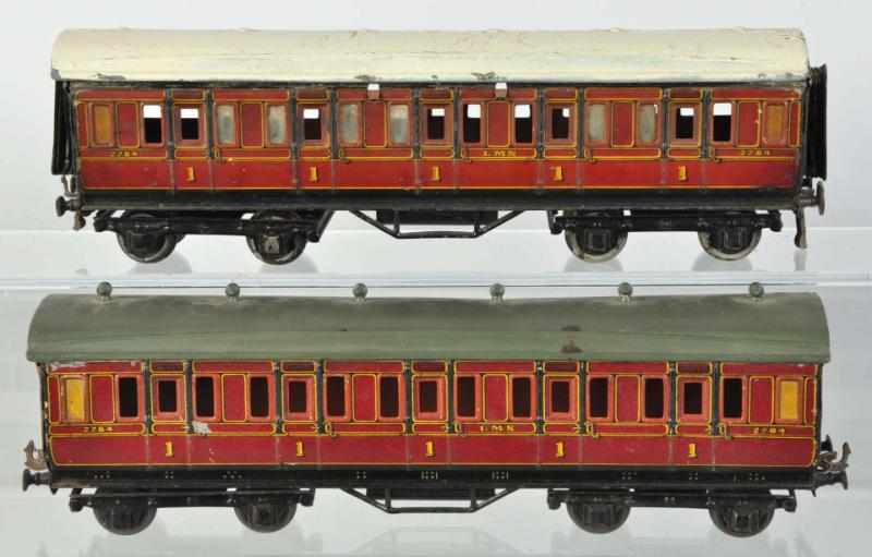 Appraisal: Lot of Carette -Gauge Passenger Train Cars German Both marked