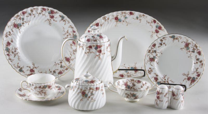 Appraisal: Minton Ancestral China Service service for - pieces including dinner