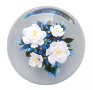 Appraisal: An Art Glass Paperweight Diameter inches An Art Glass Paperweight