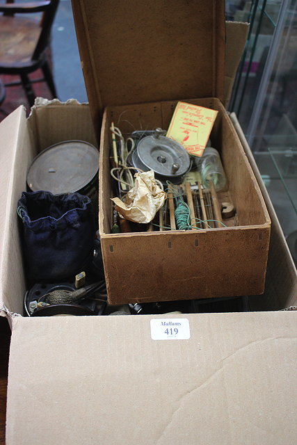 Appraisal: A QUANTITY OF VINTAGE FISHING TACKLE the reels to include