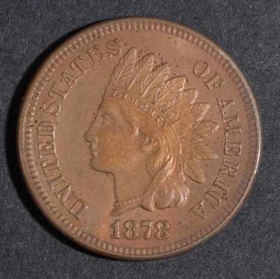 Appraisal: United States Indian head bronze cent MS- Estimate - Register