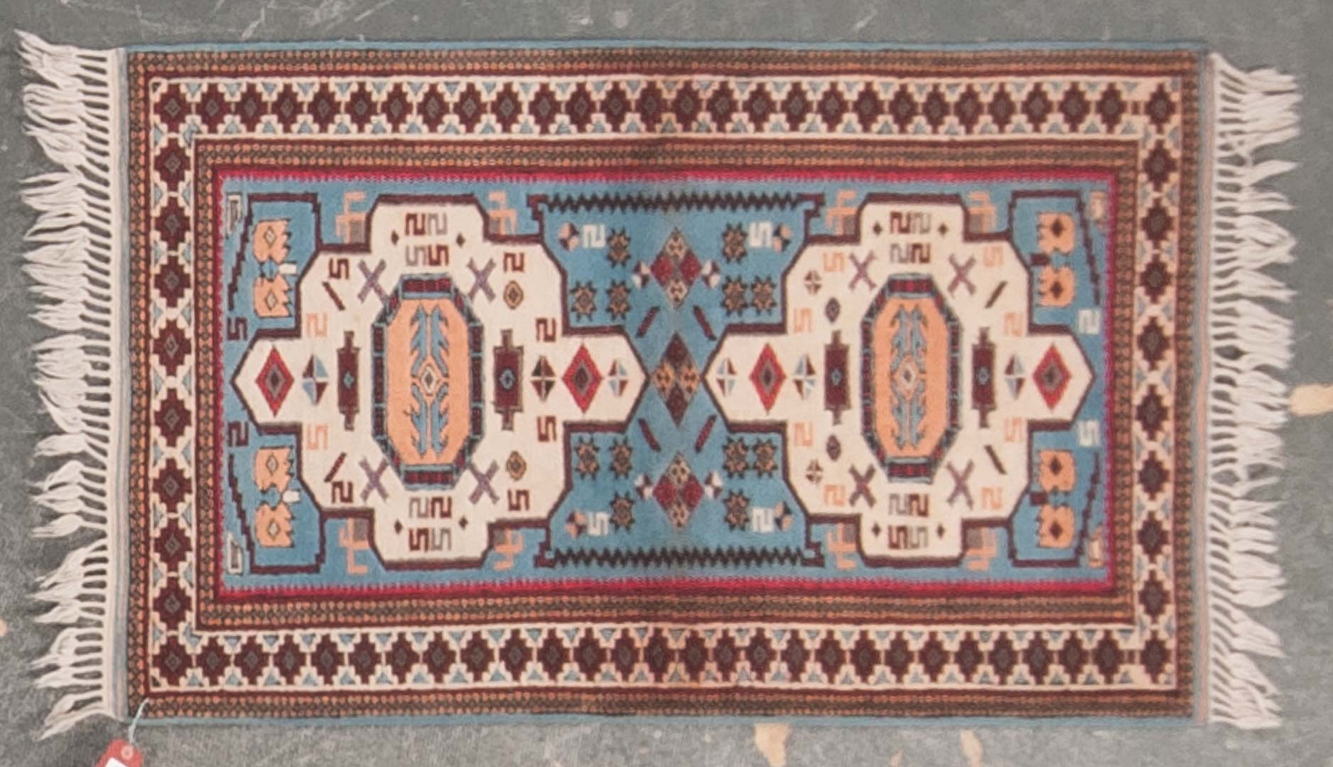 Appraisal: Turkish tribal rug approx x Turkey circa Condition Excellent condition