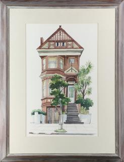 Appraisal: Watercolor Hubert Buel Hubert Buel American - House on Clay