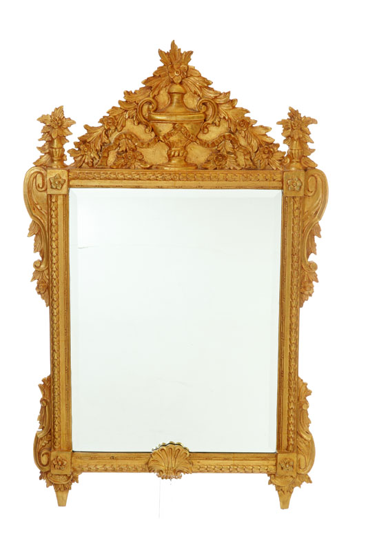 Appraisal: MIRROR New York late th century gilt and cast resin