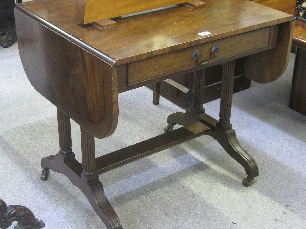 Appraisal: Edwardian mahogany sofa table