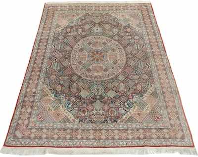 Appraisal: A Fine Bakhtiari Silk Room Size Estate Carpet ca -