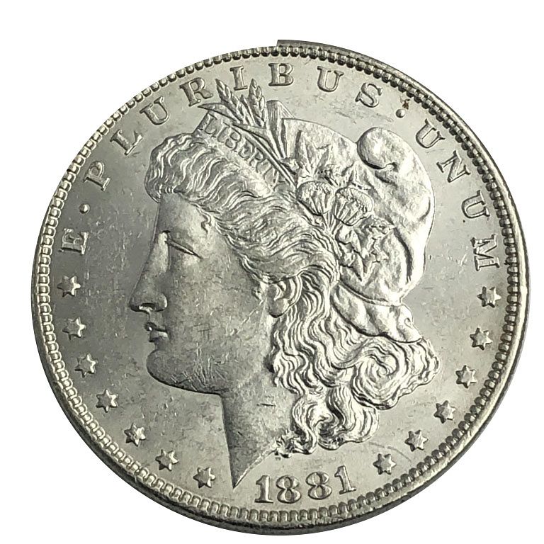 Appraisal: -O Morgan Silver Dollar Coin Blast White Beauty