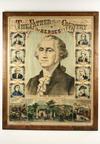 Appraisal: CHROMOLITHOGRAPH - Rare Centennial chromolithograph depicting General Washington in center