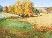 Appraisal: Ruslan Gumerov Russian Contemporary Autumn Oil on canvas initialed in