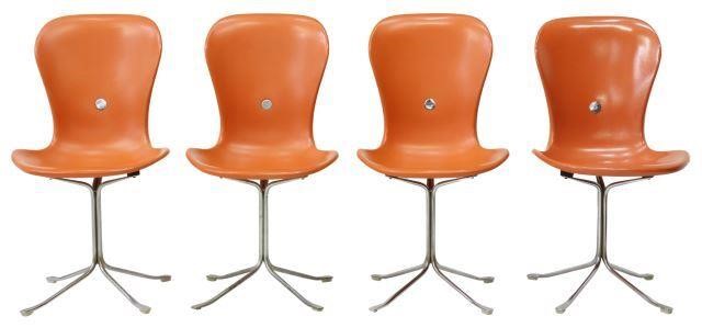 Appraisal: lot of Mid-century modern Ion chairs designed by Gideon A