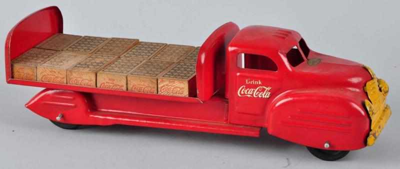 Appraisal: s Lincoln Canadian Coca-Cola Truck Toy Description Some mild to