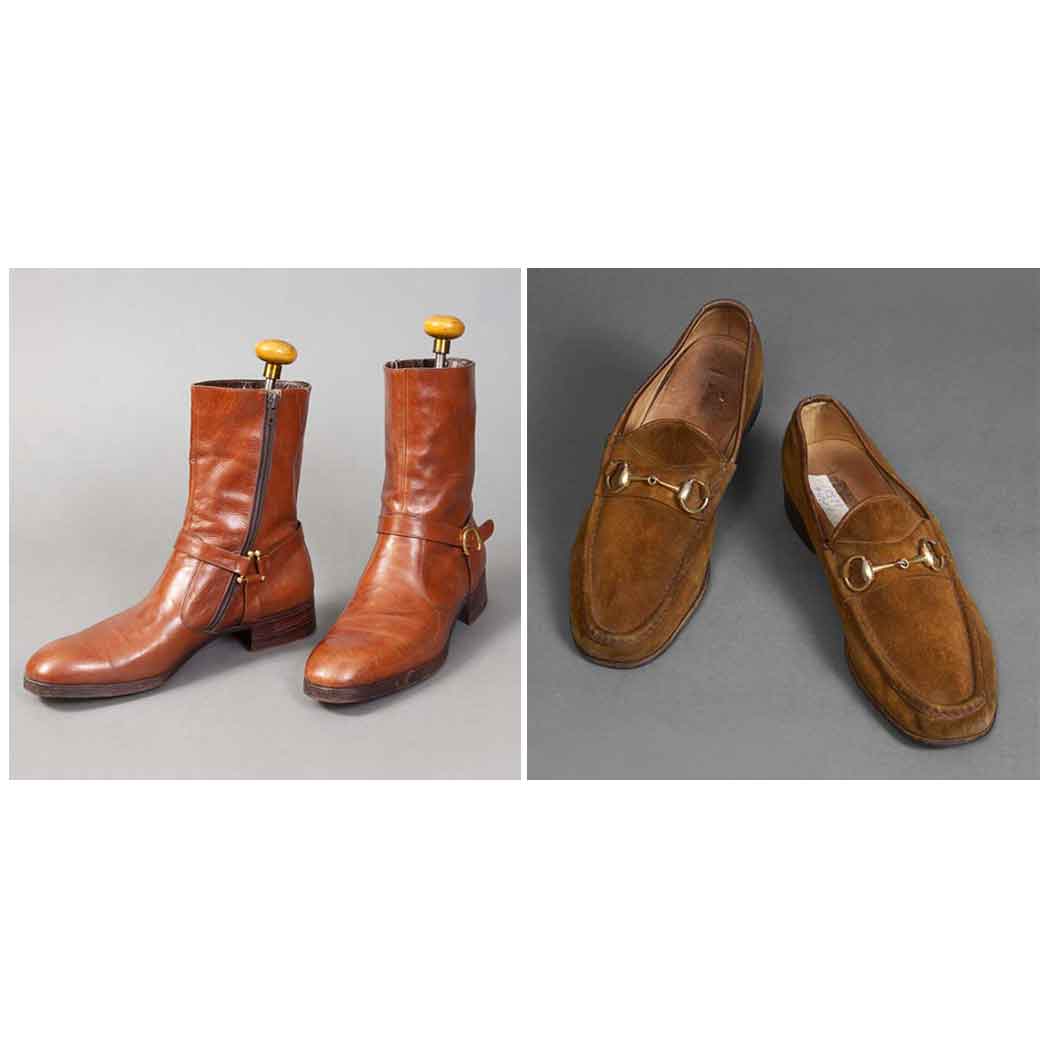 Appraisal: Two Pairs of Italian Shoes Comprising a pair of cordovan