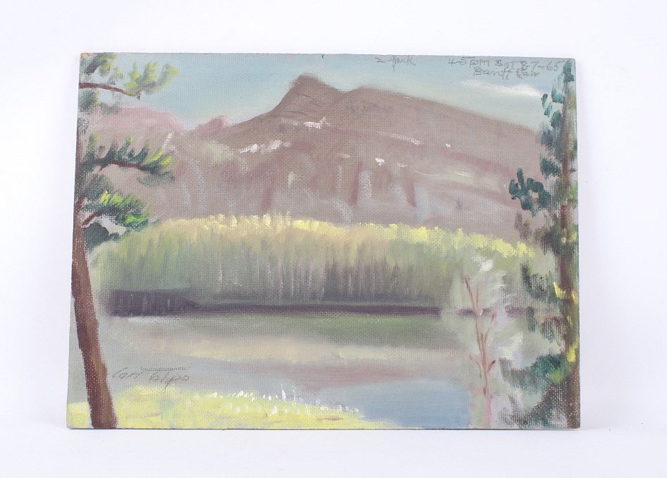 Appraisal: Original Carl Tolpo Banff Oil Painting c Included in this