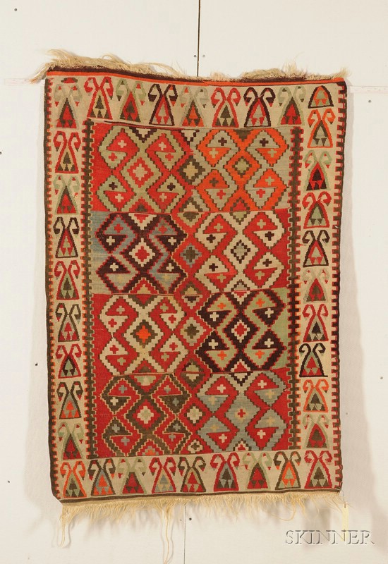 Appraisal: Anatolian Kelim late th early th century ft in x