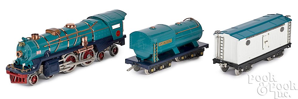 Appraisal: MTH contemporary Lionel Blue Comet locomotive MTH contemporary Lionel Blue