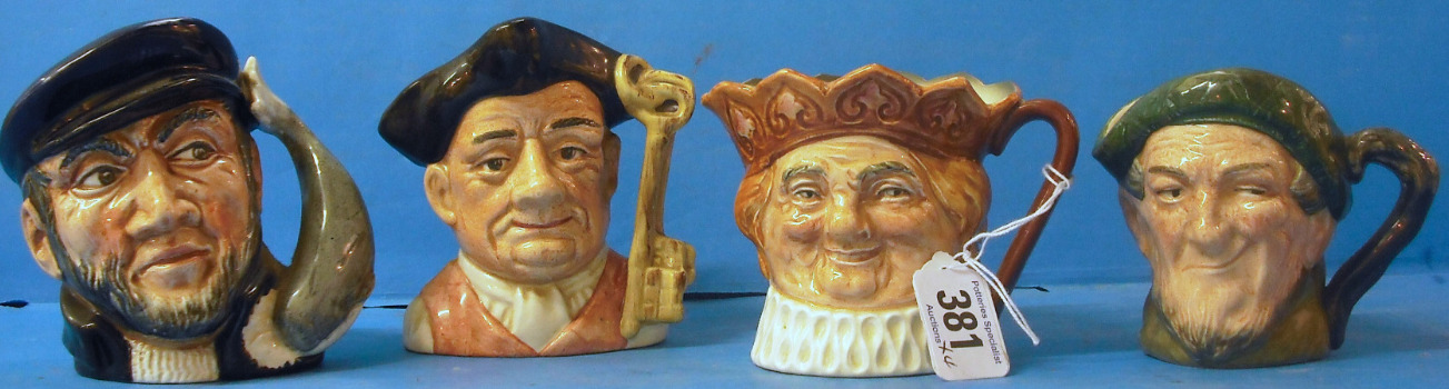 Appraisal: Royal Doulton small Character Jugs Auld Mac D Capt Ahab