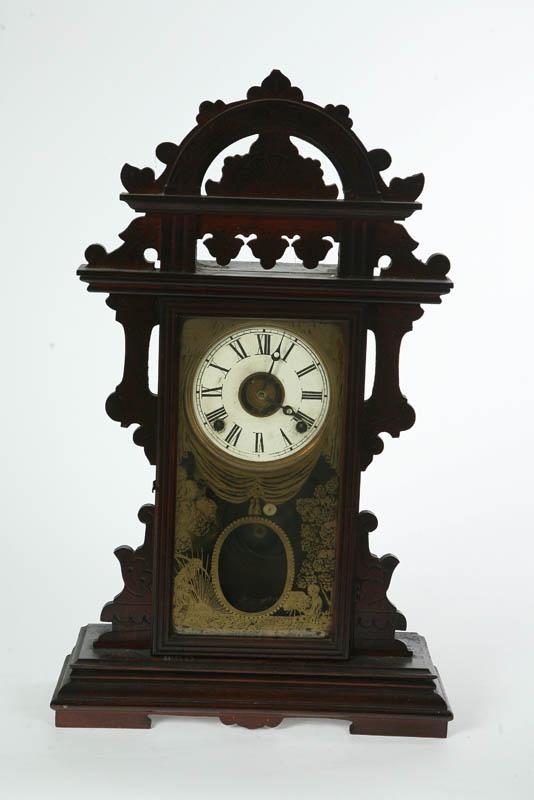 Appraisal: VICORIAN SHELF CLOCK Made by E N Welch Mfg Co