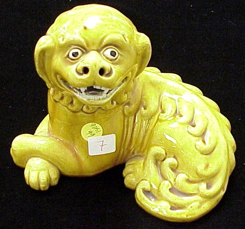 Appraisal: Chinese Export porcelain figure of reclining dog th th C