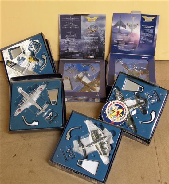 Appraisal: Six Corgi Aviation Archive die cast military aircraft Hawker Hunter