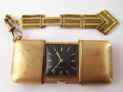 Appraisal: A carat gold Movado sports pocket watch London import hallmark