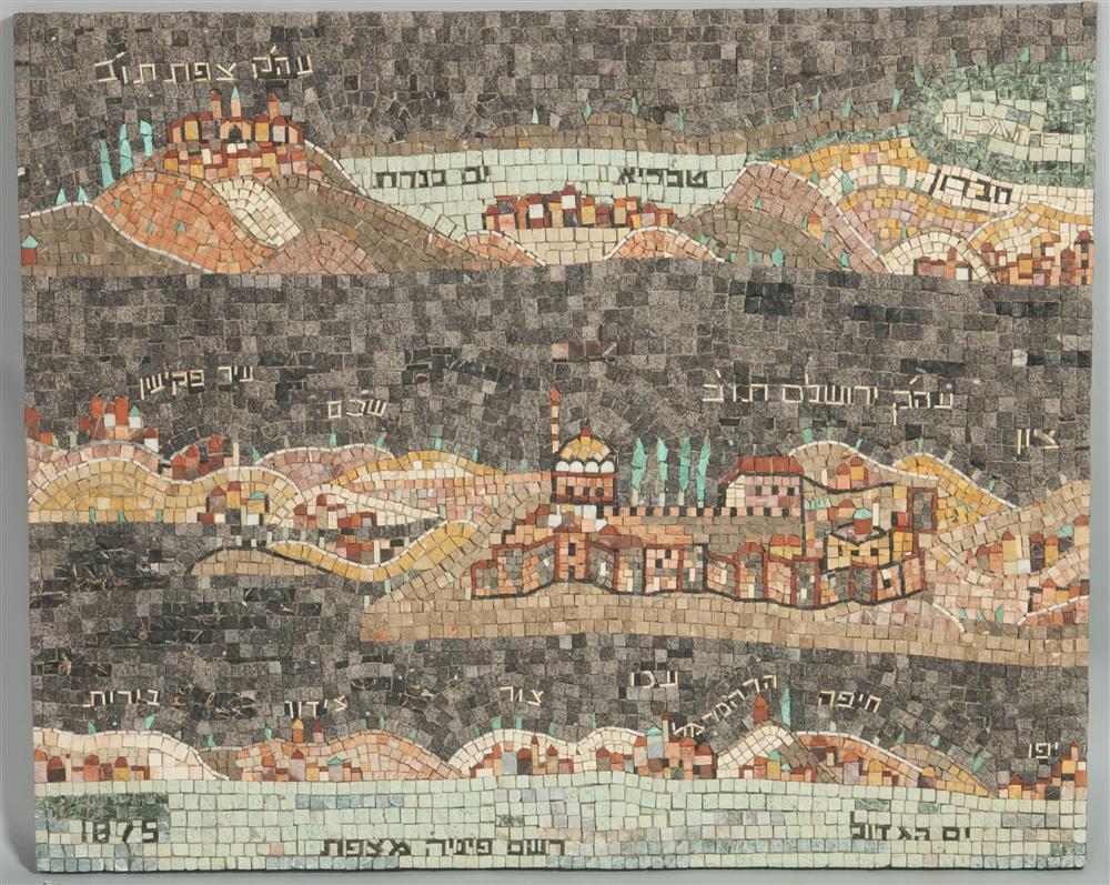 Appraisal: PANARAMA MOSAIC PANEL inscribed on verso Mosaics Eilon Panarama Artist