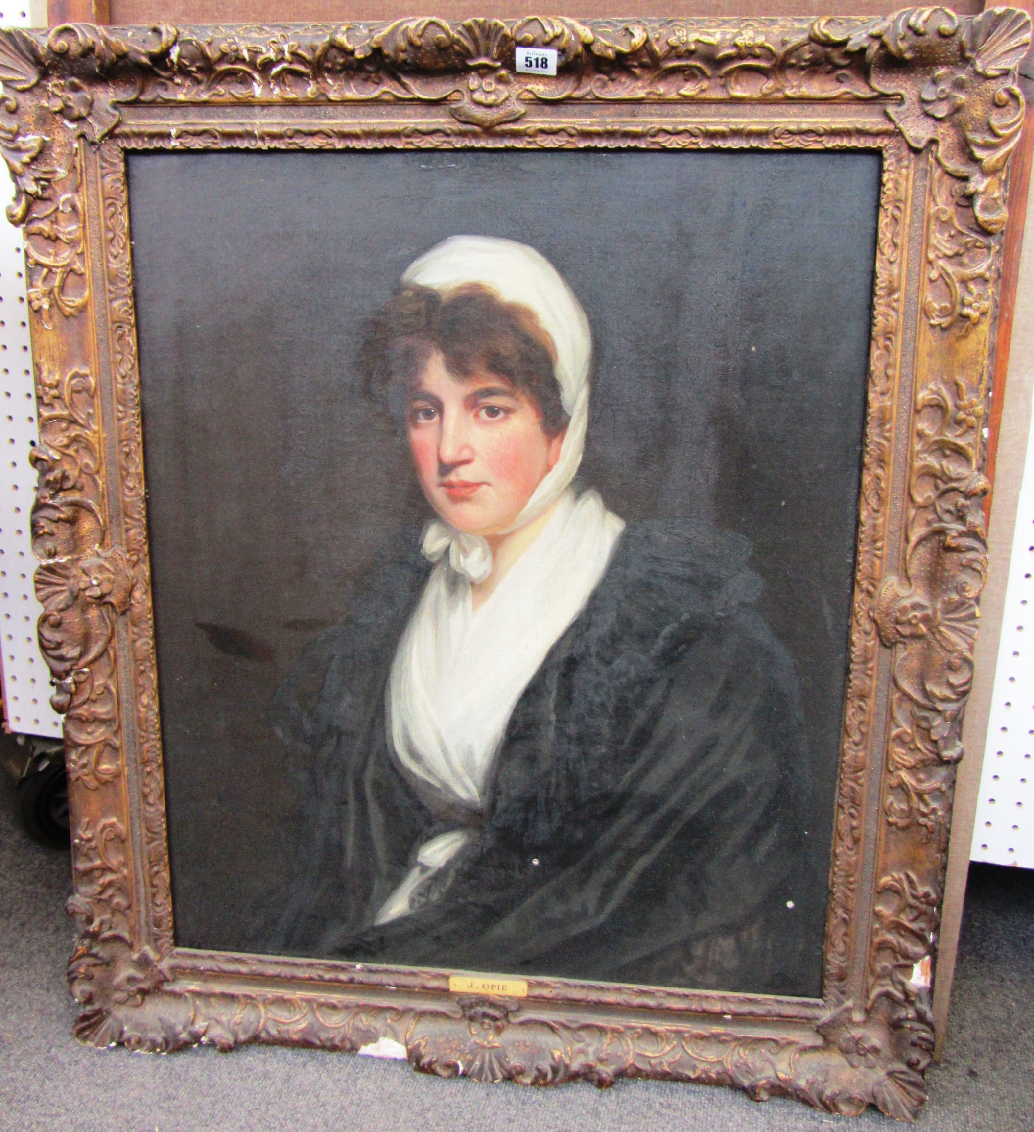 Appraisal: Circle of John Opie Portrait of a lady said to