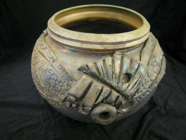 Appraisal: Seagrove Art Pottery Vase applied decor