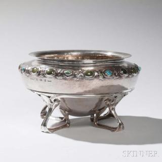 Appraisal: Liberty Co Cymric Sterling Silver Bowl on Stand Liberty Co