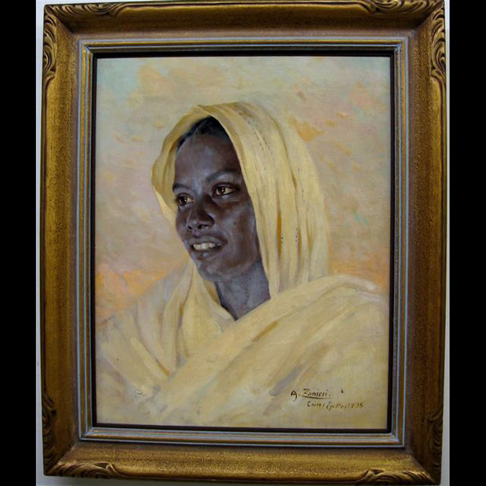 Appraisal: ARTURO ZANIERI - ITALIAN RAGAZZA DI EL OBIED SUDAN OIL