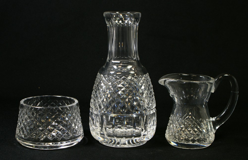 Appraisal: Pieces of Waterford Alana pattern including carafe water bottle creamer