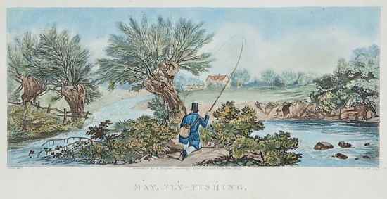 Appraisal: Henry Pyall - May Fly-Fishing Evening October Hand-coloured aquatintsAfter G