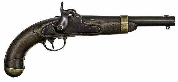 Appraisal: I N Johnston Model Pistol cal smoothbore round barrel with