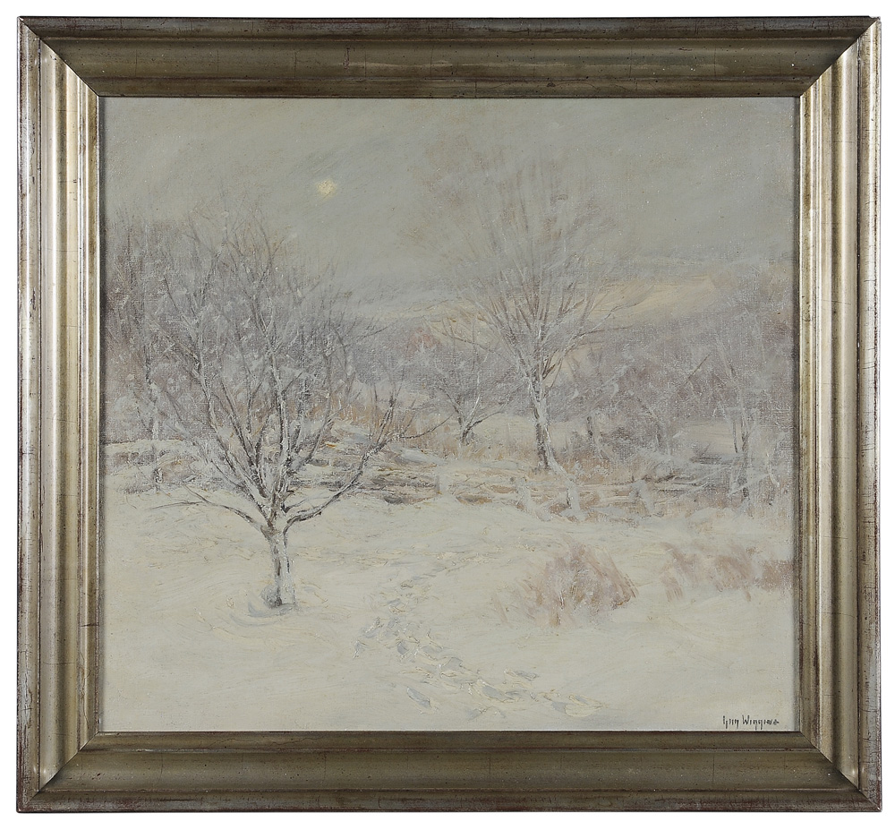 Appraisal: Guy Carleton Wiggins New York Connecticut - Sunlight and Snow