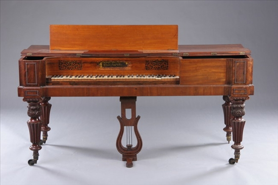 Appraisal: ENGLISH REGENCY M CLEMENTI CO MAHOGANY SQUARE PIANO-FORTE Early th