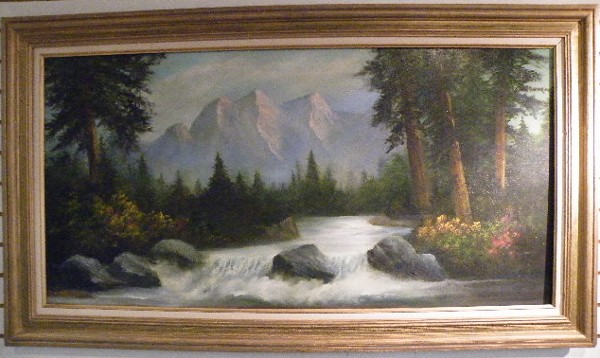 Appraisal: R M NELSON OIL ON CANVAS American th century A