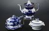 Appraisal: PCS TH c AMERICAN CHINA - Including Flow Blue Coffee