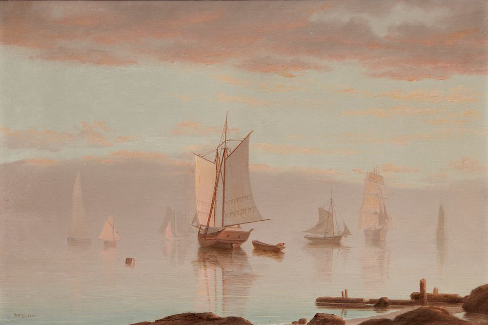 Appraisal: WILLIAM PARTRIDGE BURPEE American - Harbor View WILLIAM PARTRIDGE BURPEE