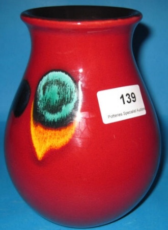 Appraisal: Poole Pottery Galaxy Vase Height cm Boxed