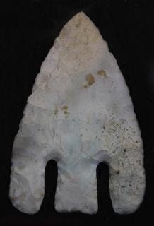 Appraisal: Andice or Calf Creek basal notched point Middle Archaic period