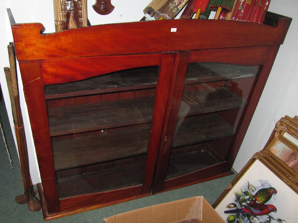 Appraisal: Victorian and mahogany bookcase