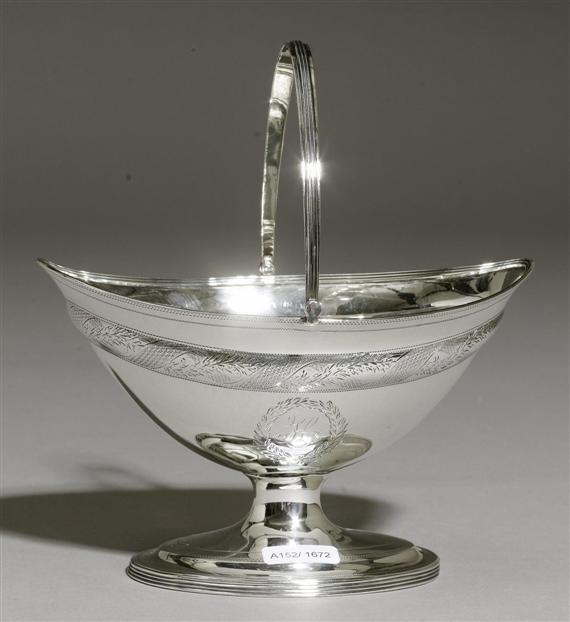 Appraisal: FOOTED DISH New Castel - maker's mark John Langlands Moveable