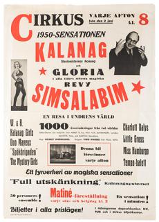 Appraisal: Two Kalanag Posters Kalanag Helmut Schreiber Two Kalanag Posters Germany