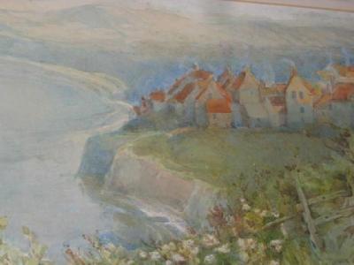 Appraisal: EDITH F GREY Robin Hoods Bay signed and inscribed x