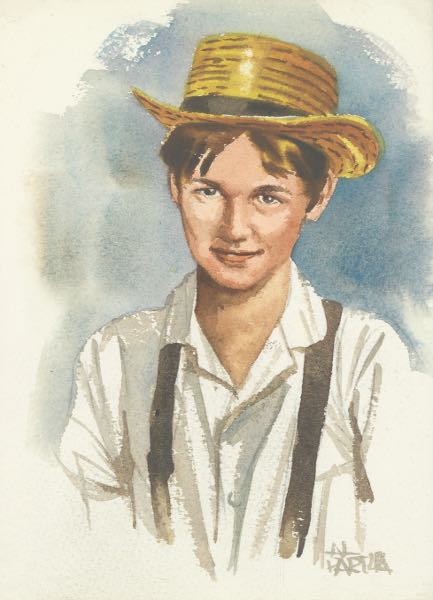 Appraisal: ALBERT L PARELLA AMERICAN - x Portrait of a young